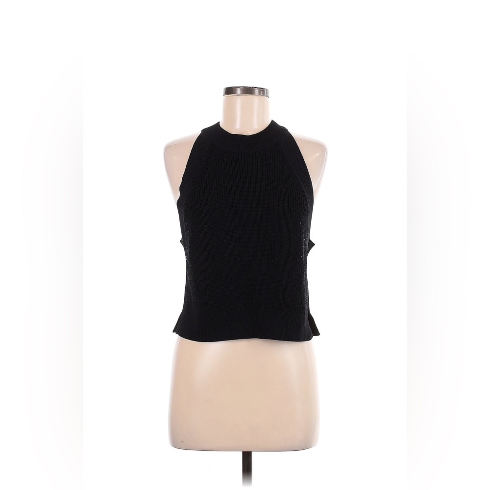 Aritzia Wilfred Knit Sweater Top - Black (L)